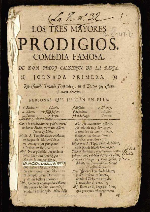 los tres prodigios texto